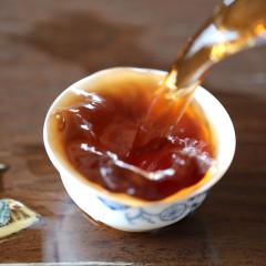 云边贡七星连珠普洱茶熟茶龙珠茶49g盒装 云南供销社茶山直供