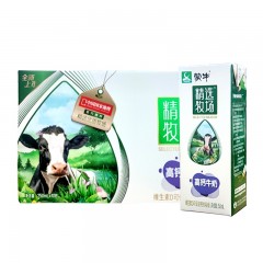 蒙牛精选牧场高钙牛奶全脂调制乳（利乐苗条装）250ml*10