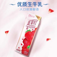 蒙牛真果粒草莓口味250g*12