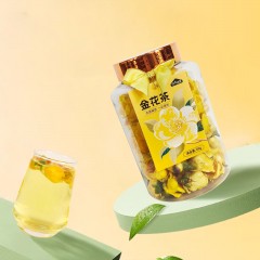 花香淡雅、汤色金黄明亮  金花茶60g
