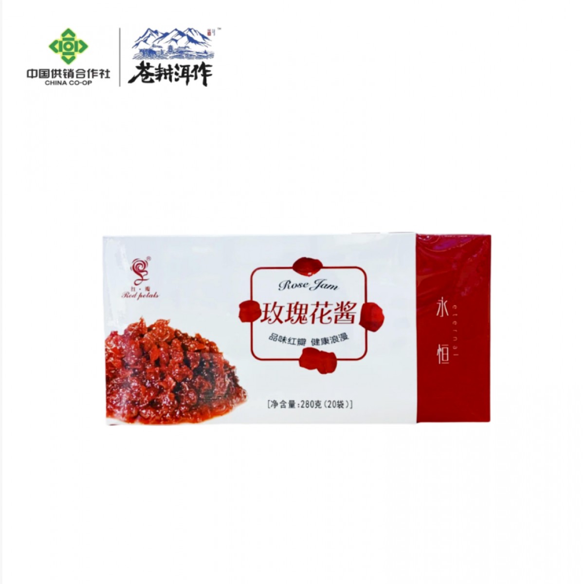 【供销自营】嘉益玫瑰花酱 （有机）